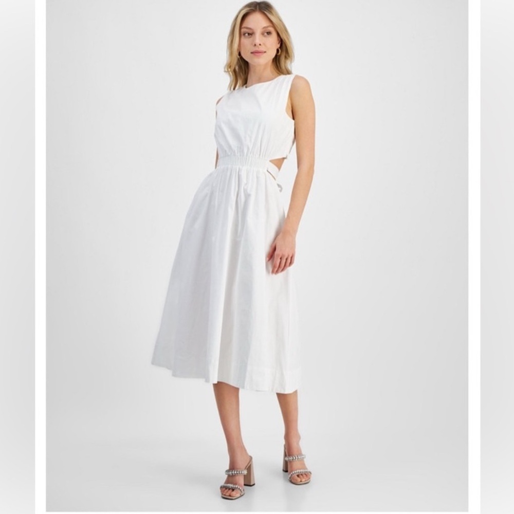 RACHEL Rachel Roy White Midi Dress